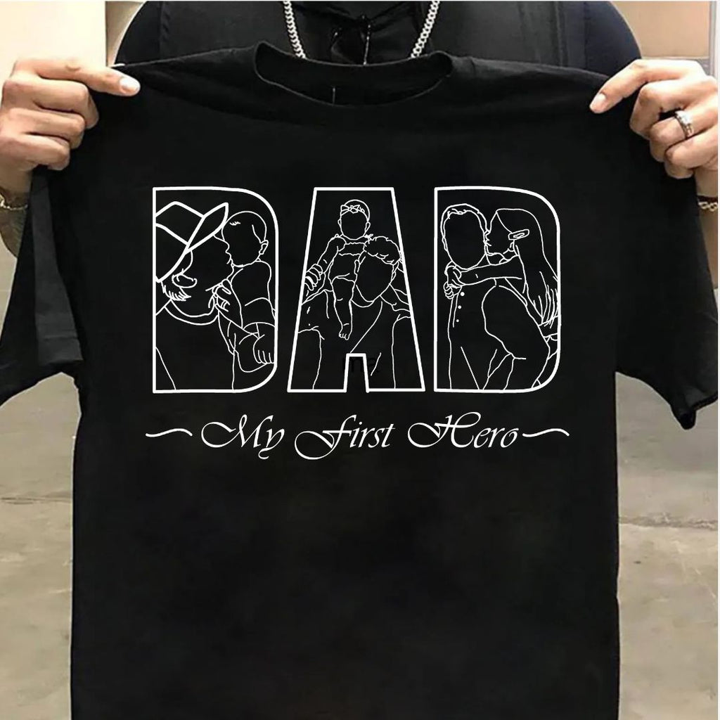 "My First Hero" Father and Son Matching T-Shirt | Gift for Dad & Son | MyBondStore